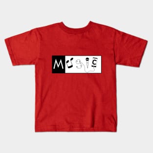 Musical word Kids T-Shirt